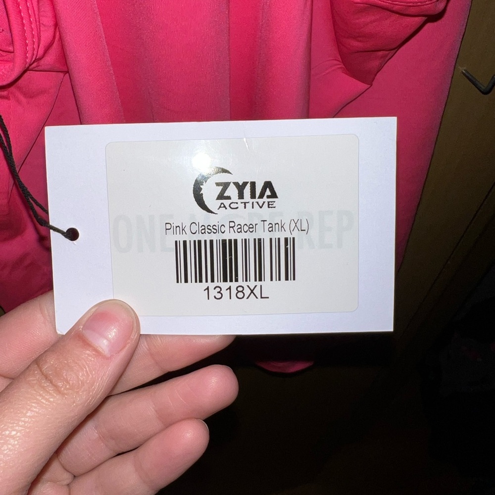 Pink Classic Racer Back Tank
